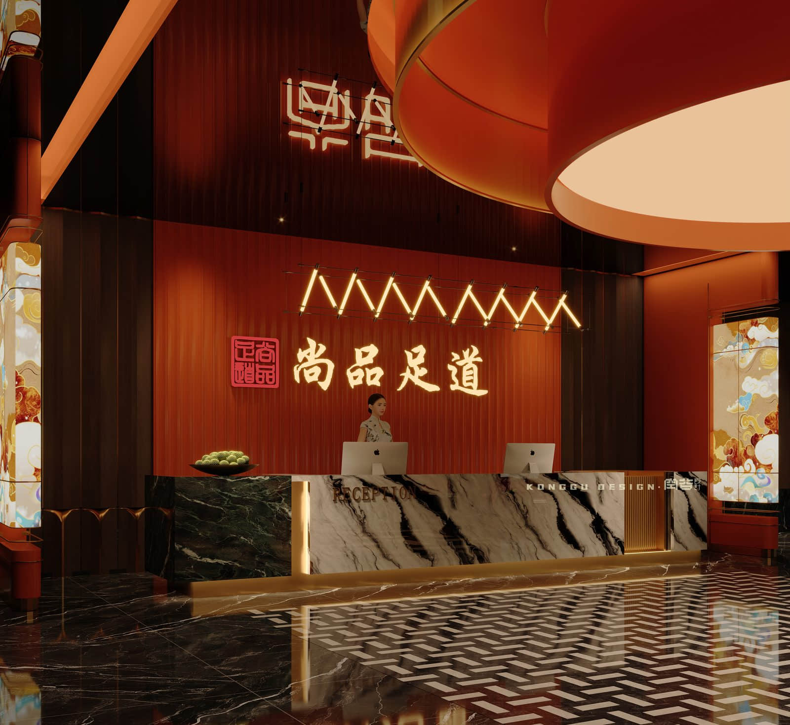尚品足道 — 足道旗舰店高端足浴康养空间打造设计案例实景图 3｜空谷设计（空谷云际）
