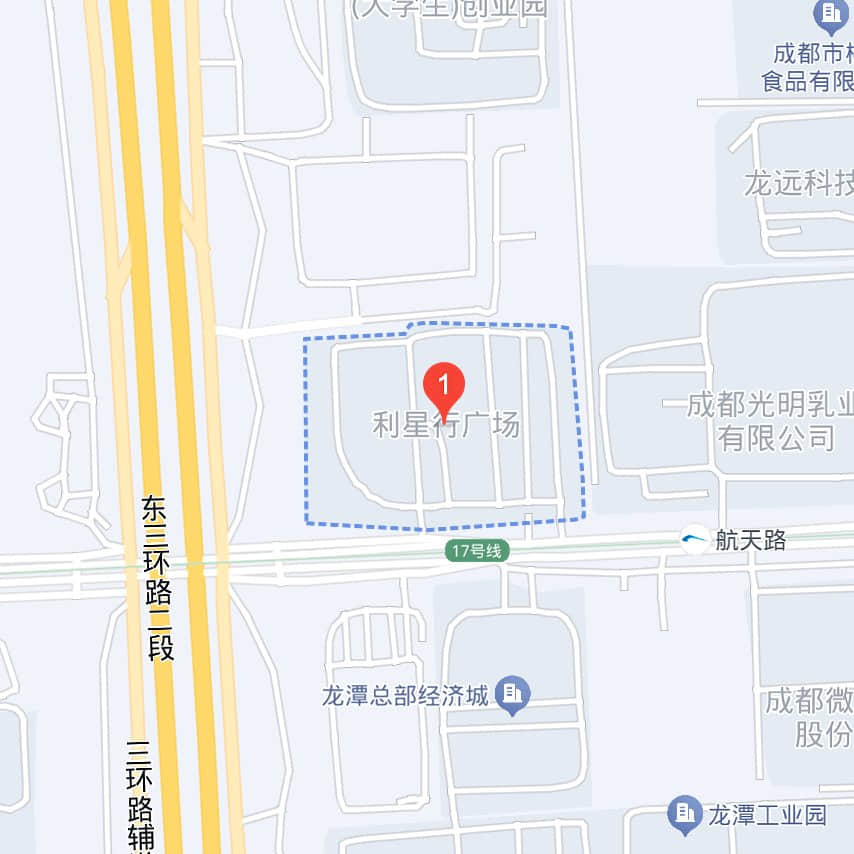 空谷设计位置示意图 — 利星行广场